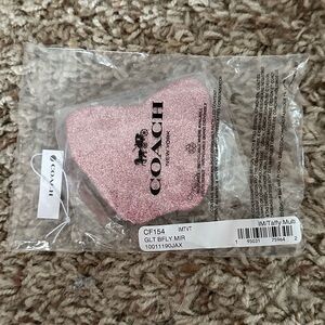 Coach Glitter Butterfly Compact Mirror